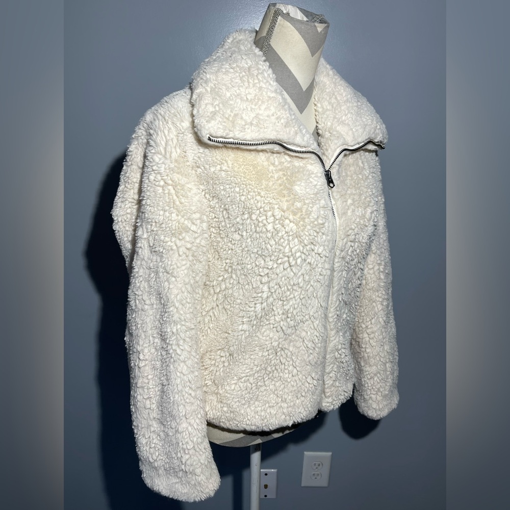 French Connection Cream Teddy Jacket - Picture 5 of 13